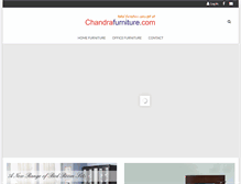 Tablet Screenshot of chandrafurniture.com